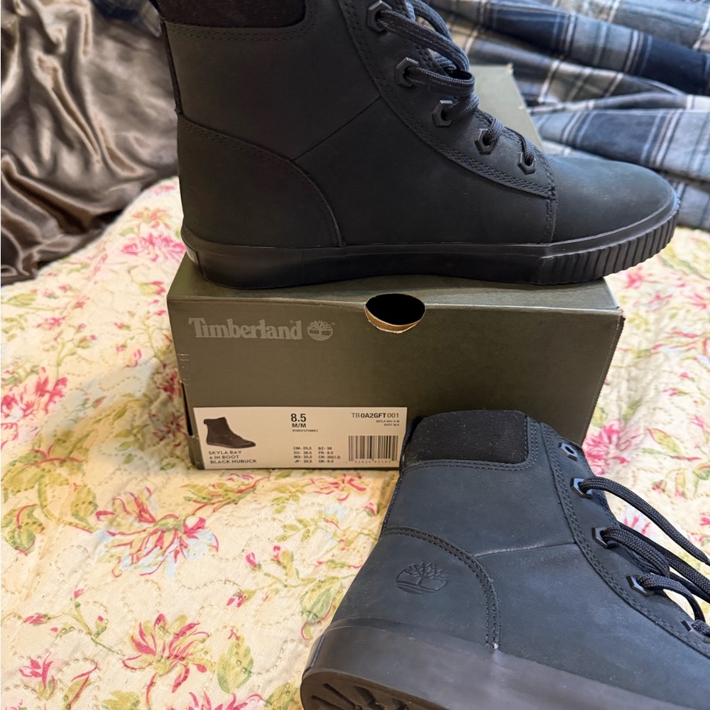 Timberland Black High-Top Boots